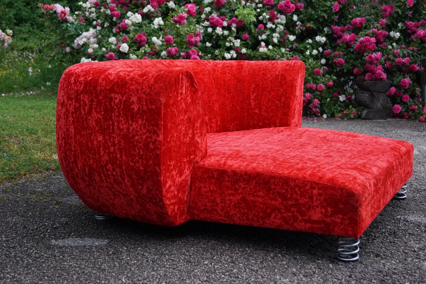 BRETZ Sofa Chill Longchair rot Loveseat