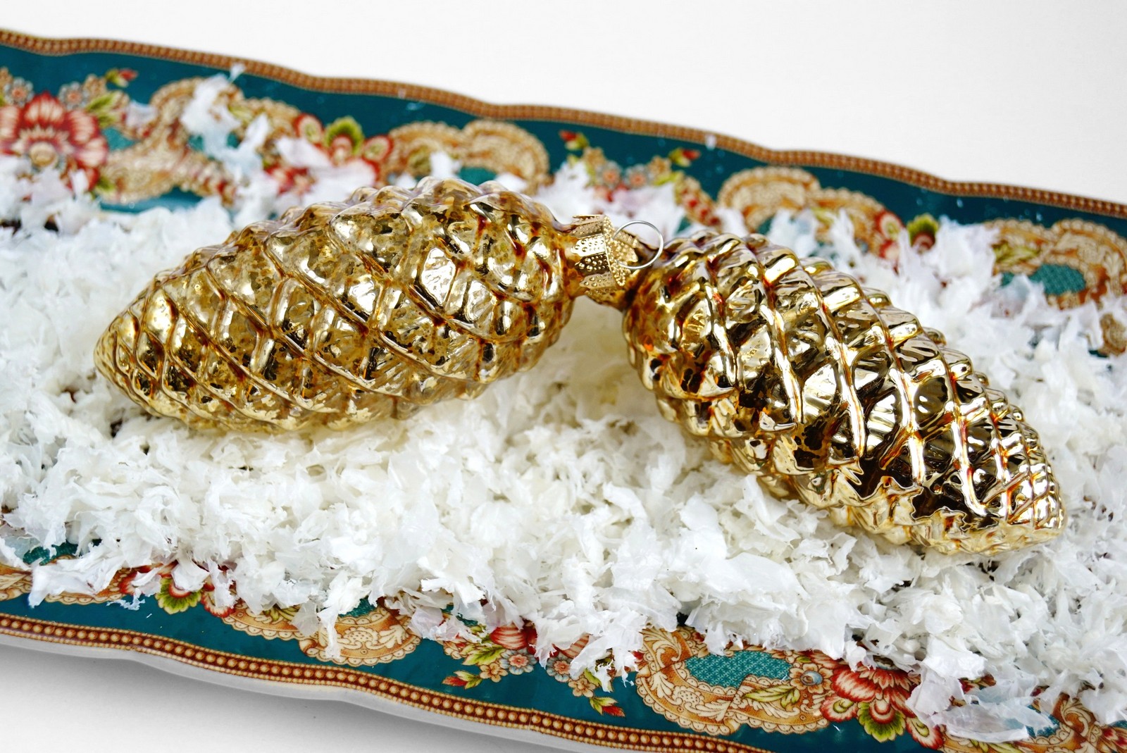 Christbaumkugel Glas mundgeblasen handgemacht lauscha Bauernweihnachtsbaum