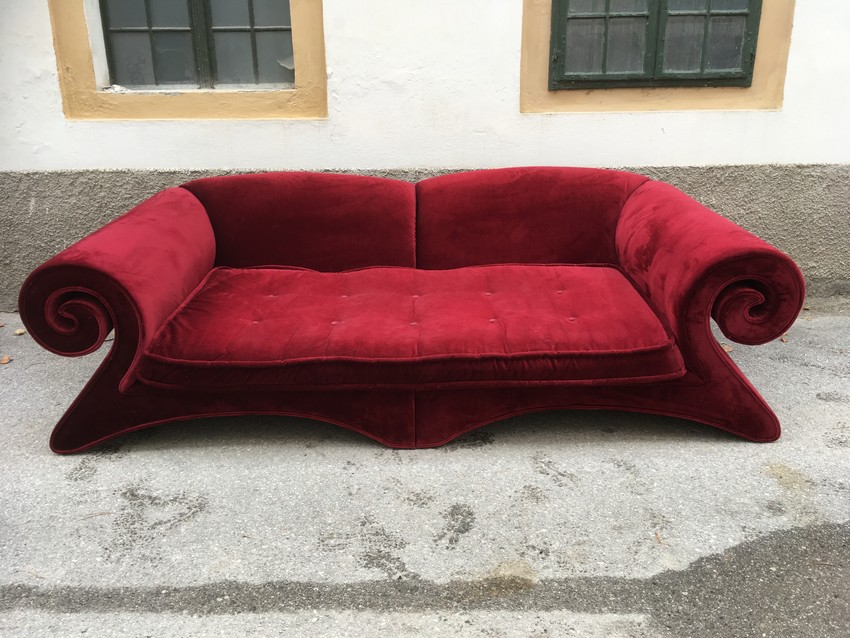 BRETZ Sofa Mamma Mammut blutrot Riesensofa 