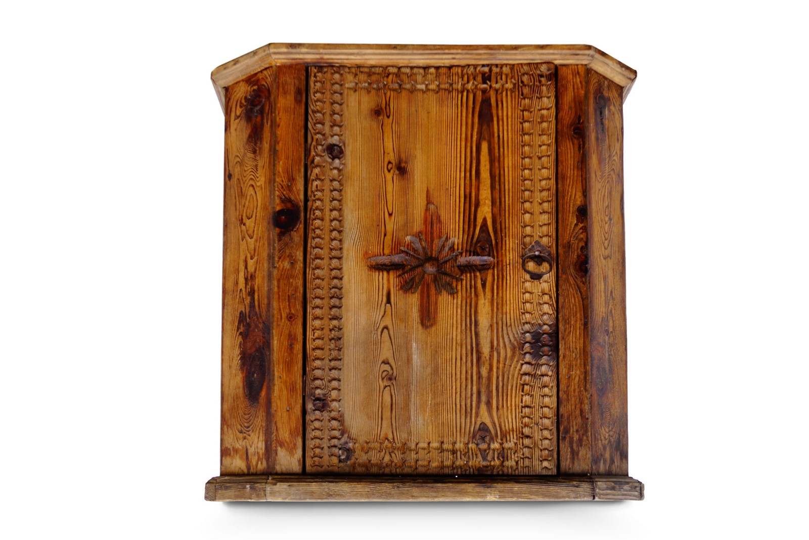 Wandschrank antik rustikales Bauernmöbel 1890 Schnapskasten Bauernschrank Almhütte