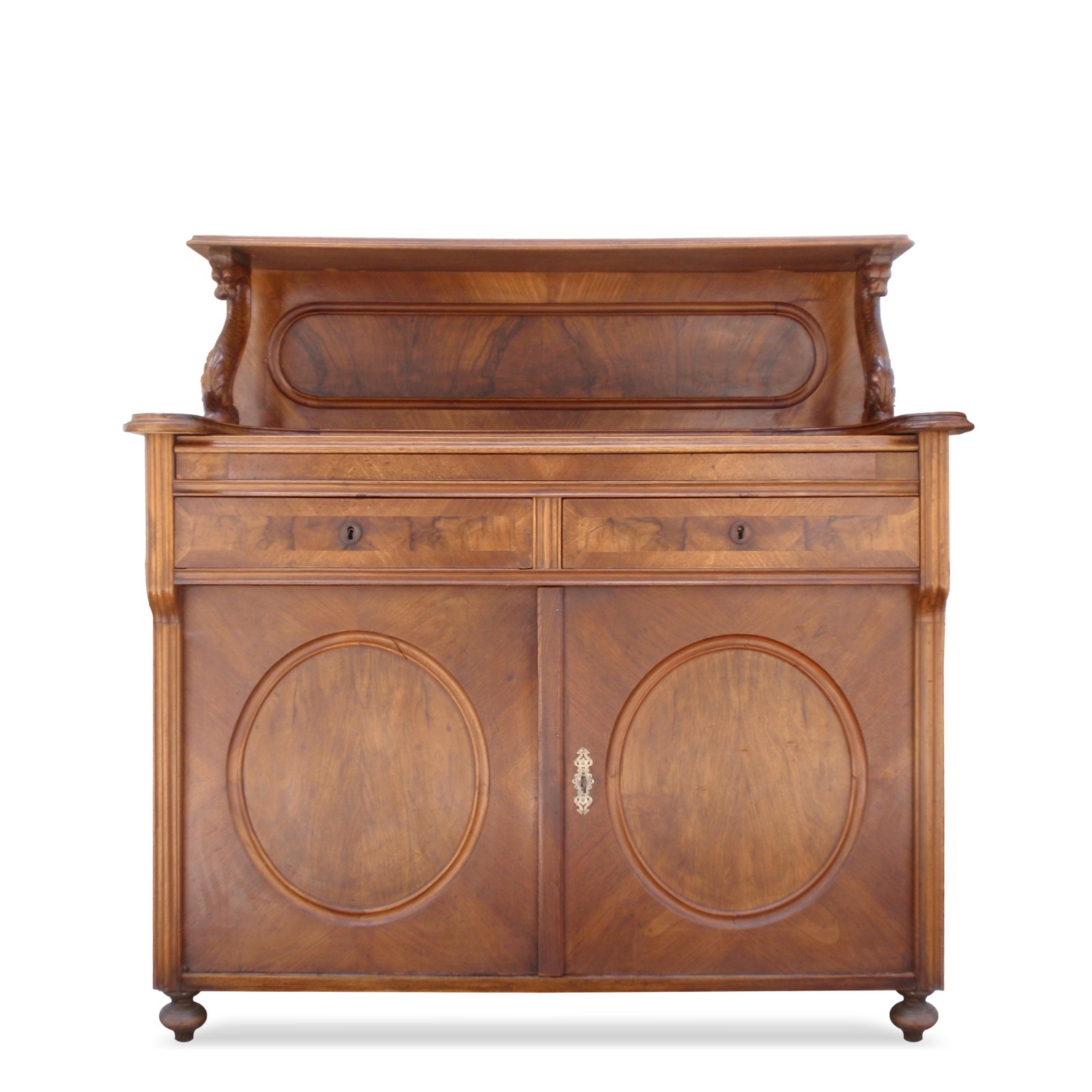 Große Kommode antik Anrichte Sideboard mit Aufsatz Historismus Kommode