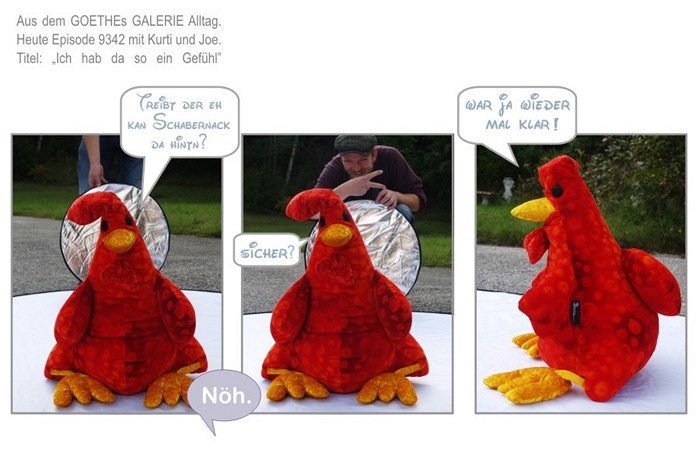 Huhn Kissen