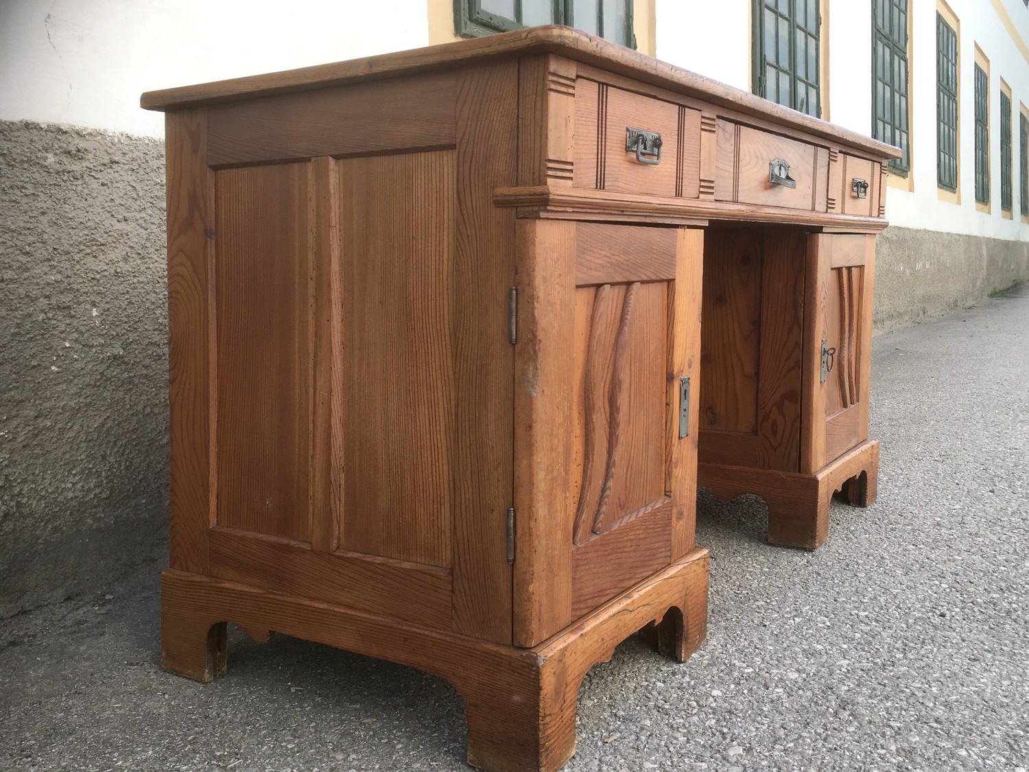 Schreibtisch Weichholz Jugendstil