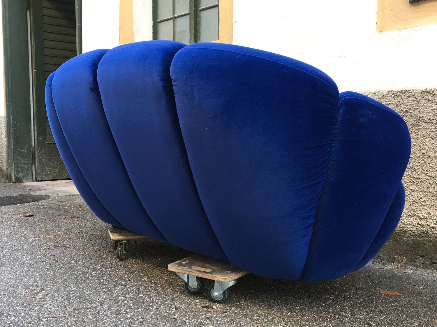 Bretz Sofa Design blau Aktion Kautsch Couch