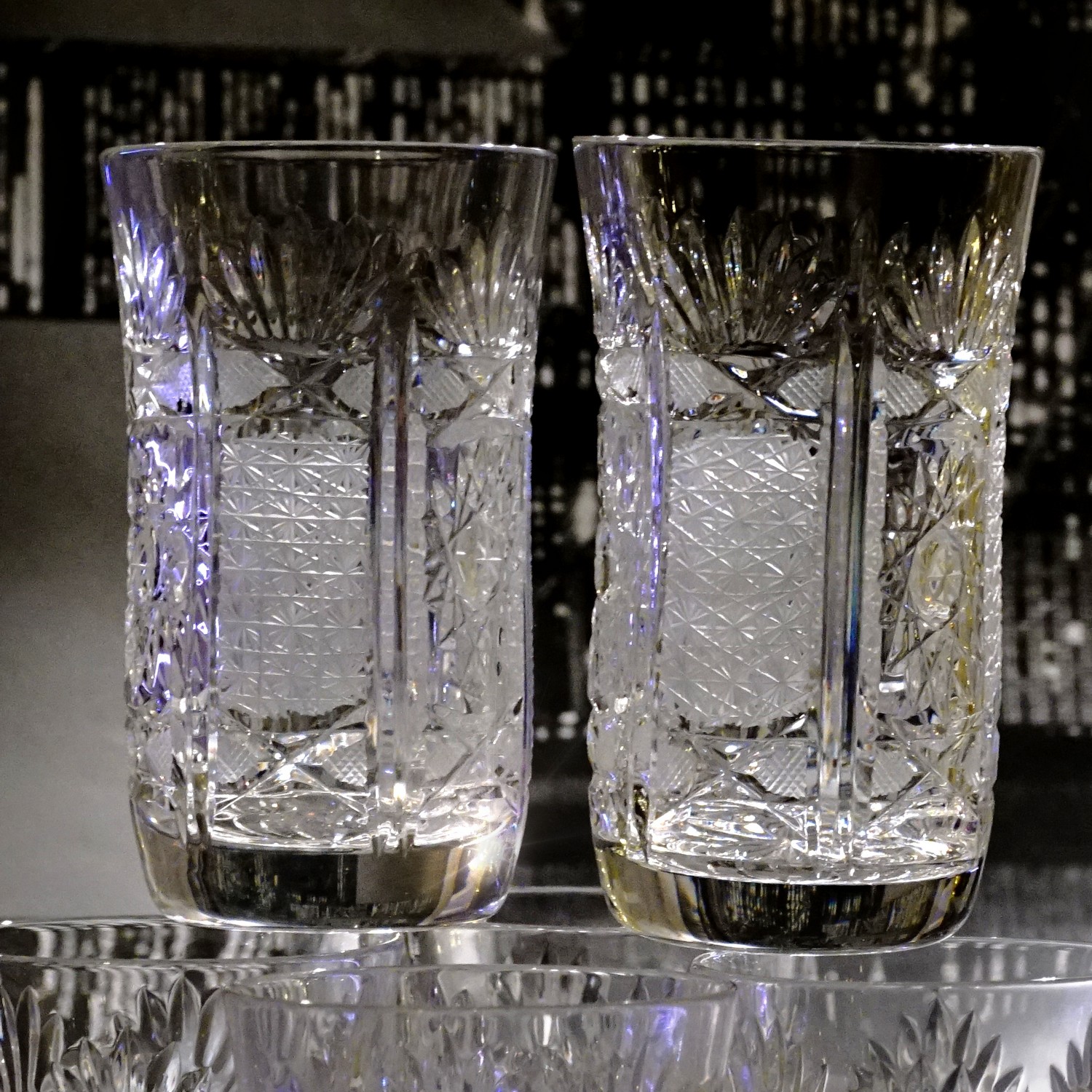 Bleikristall Gläser Becher Kristallgläser Wassergläser Whisky Burbon Vodka