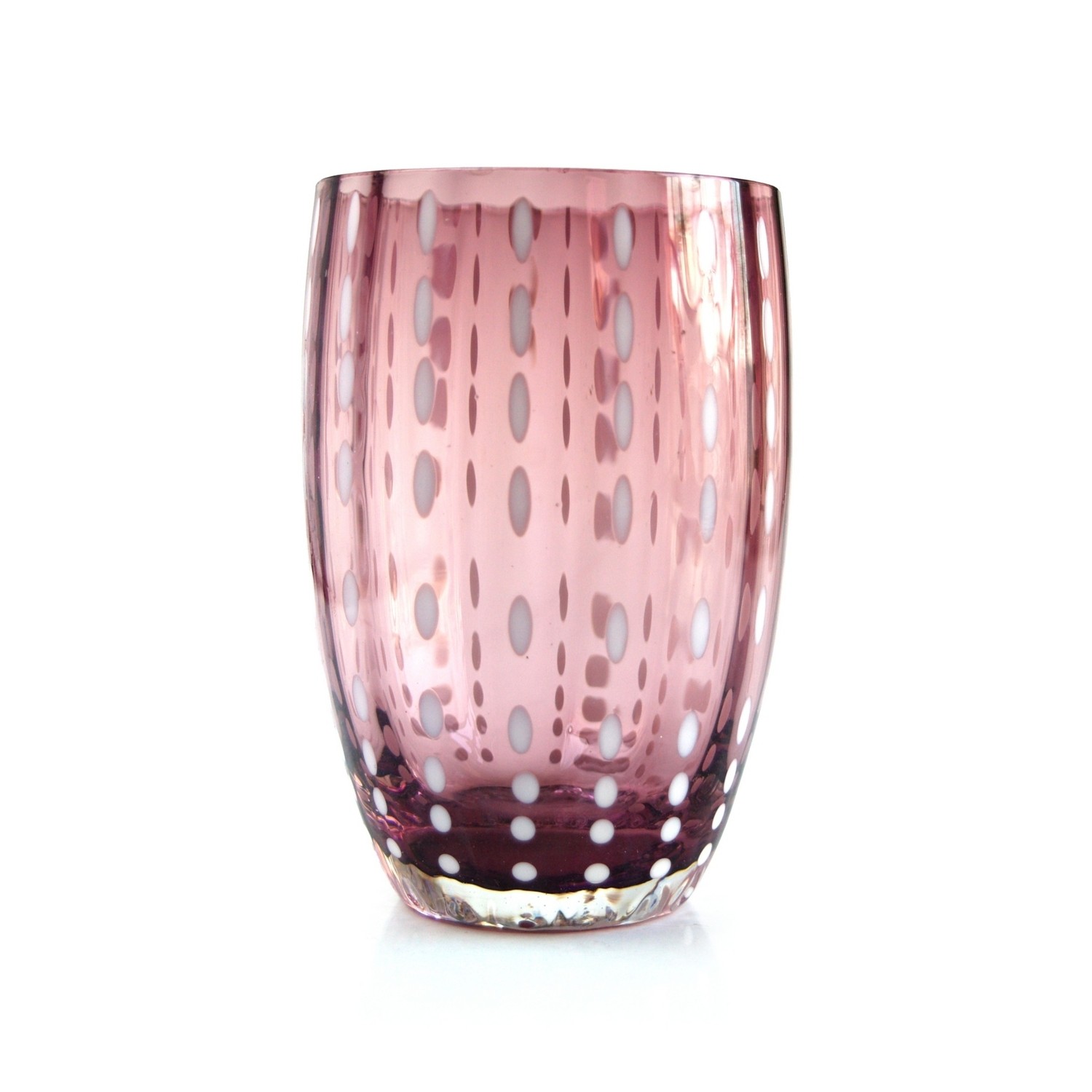 Zafferano Glas Perle lila