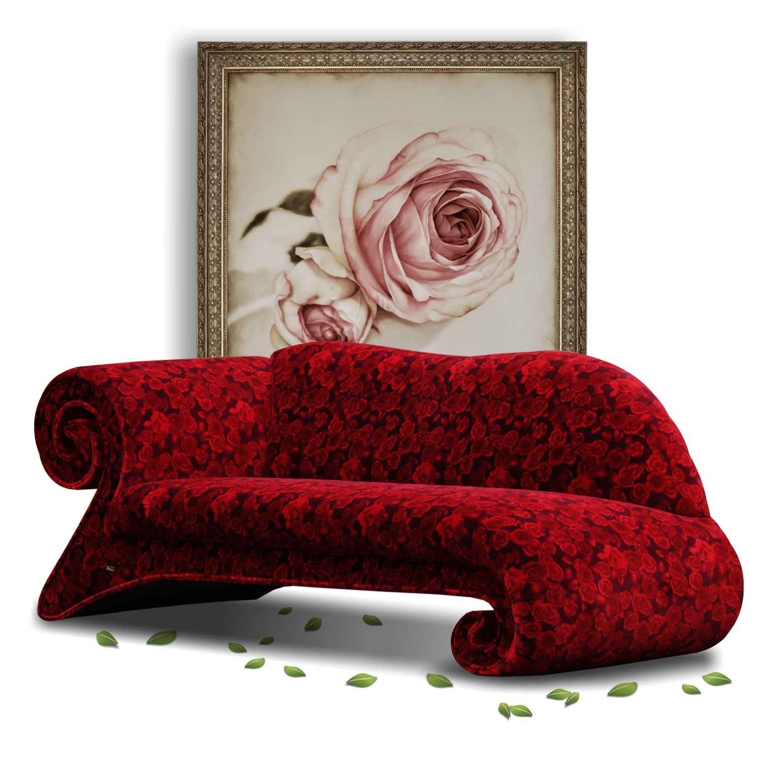 Bretz Recamiere Rosenstoff Mammut