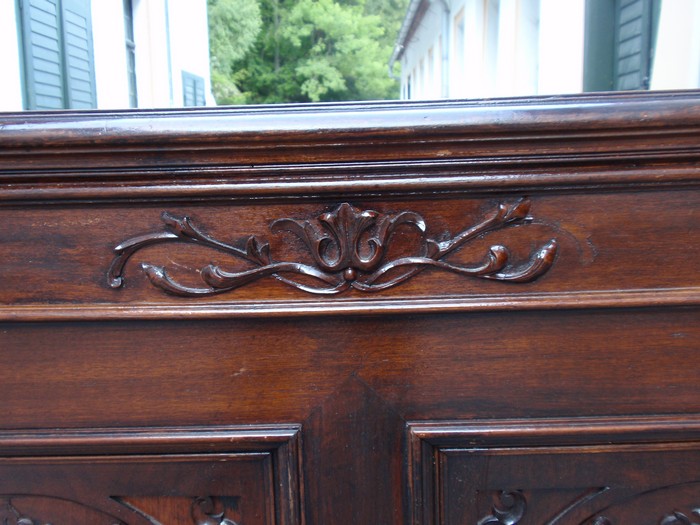 Doppelbett Antik Vollholz Gästezimmer