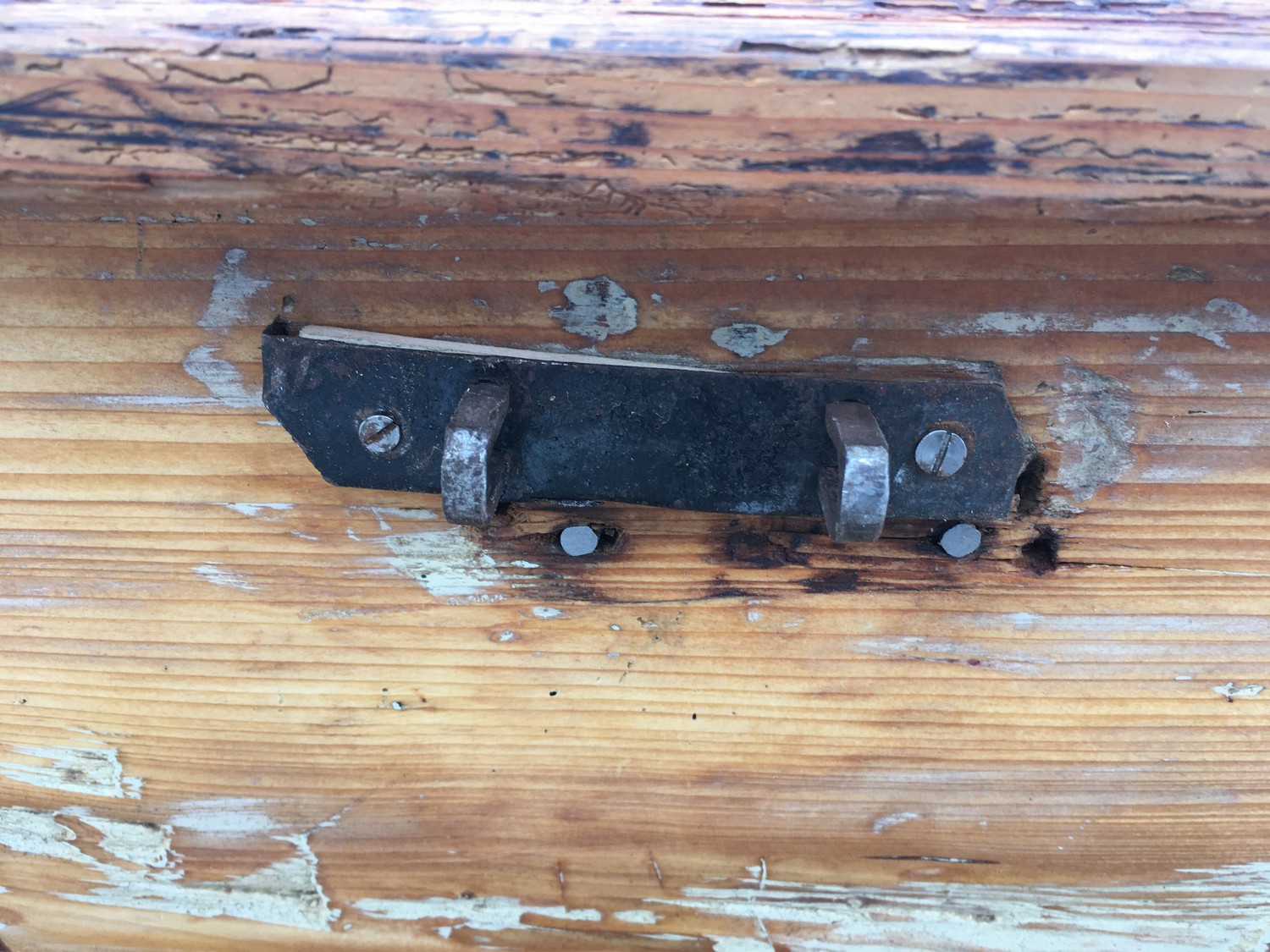 Herrschaftliche Truhe groß Weichholz 18. Jahrhundert restauriert antik