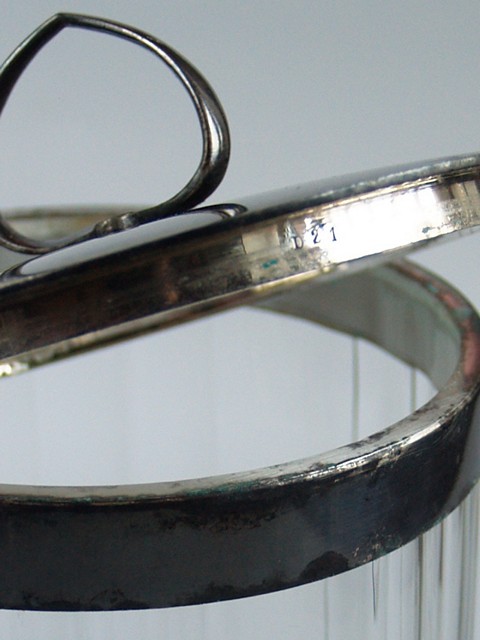 Glas antik Keksdose