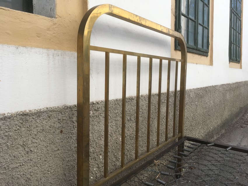 Bett Jugendstil Messing vintage