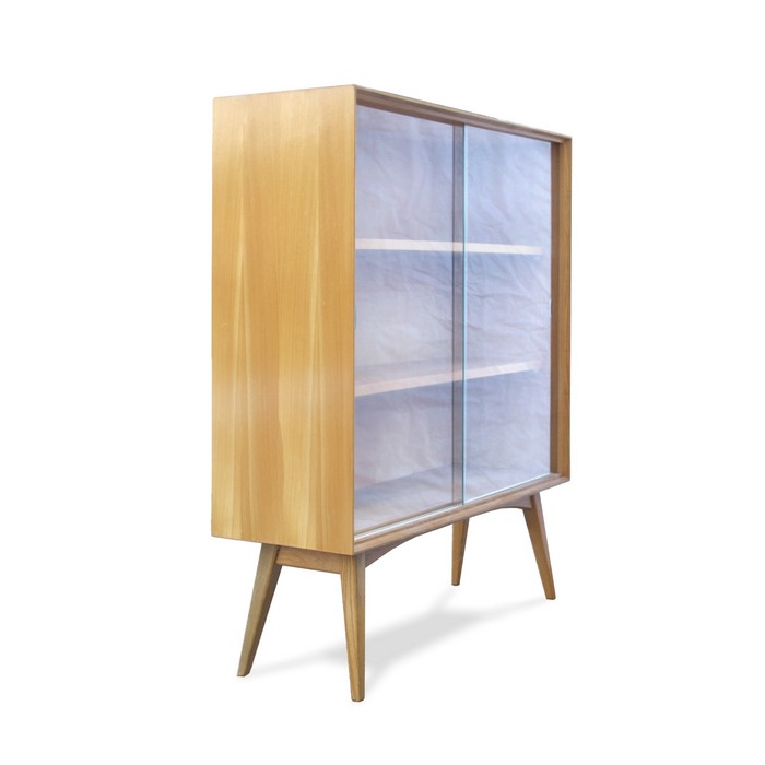 SW Möbel Vitrine Midcentury Vintage Danish Design 60er-Jahre Schrank SW - Moebel Buecherschrank