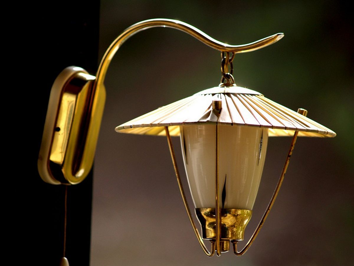 60s Retro Lampe Laterne