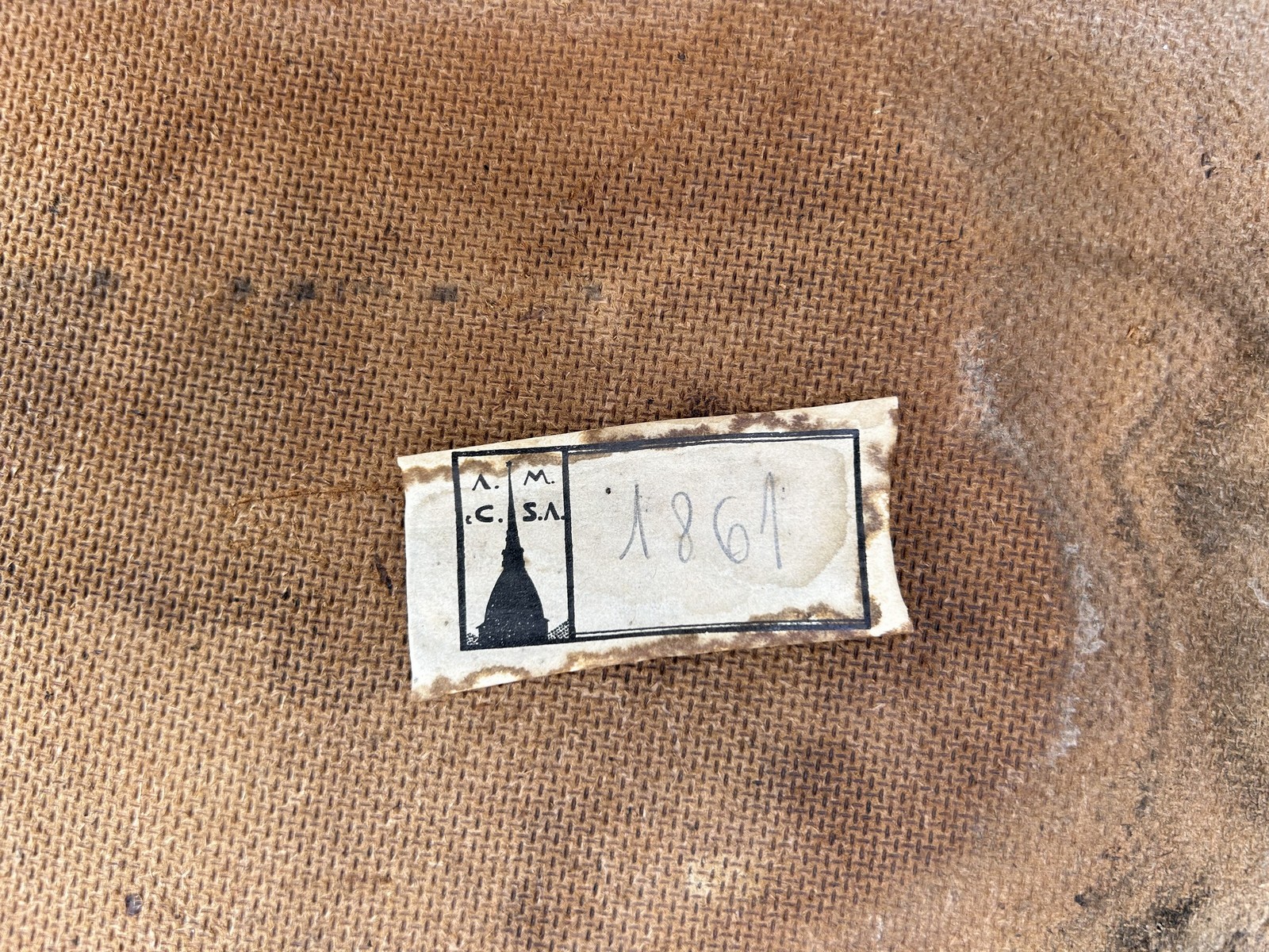 Französische Gartengarnitur Vintage Etikette