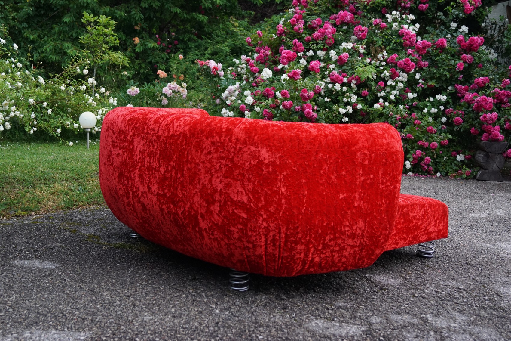 BRETZ Sofa Chill Longchair rot Loveseat