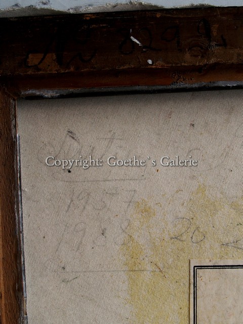 Ölbild ÖL auf Leinen Blumen aussagekräftige Malerei signiert Stilleben abstrakt