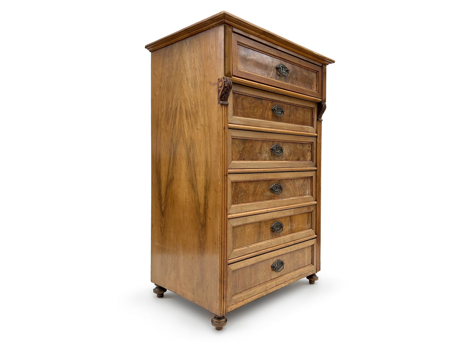 Schubladenschrank antike Kommode 6 Laden Historismus Ladenkommode Herrenkommode
