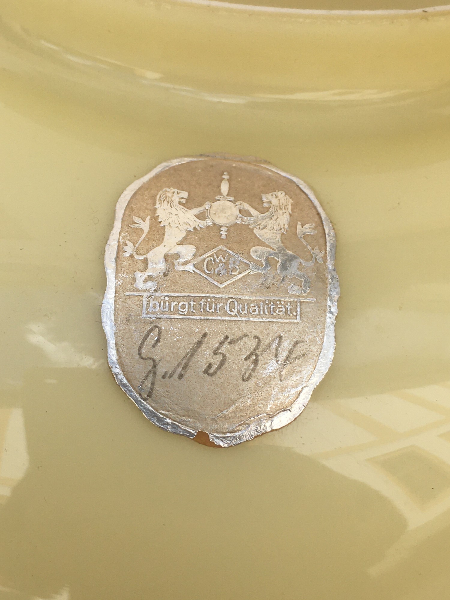 Tischlampe Art Deco Original