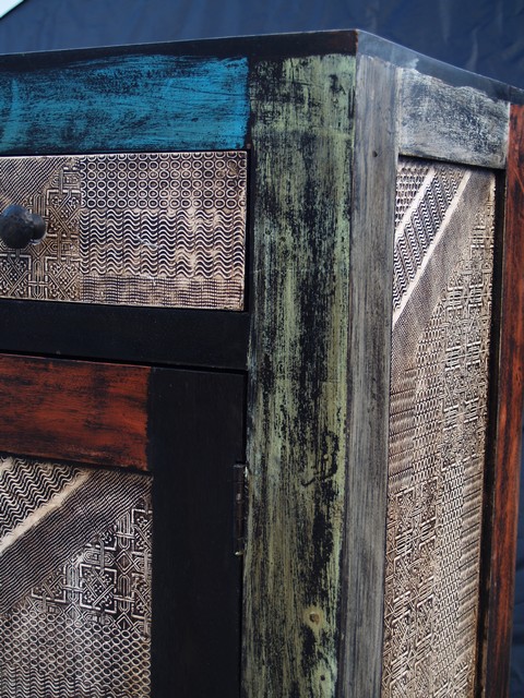 Kommode bemalt grün modern