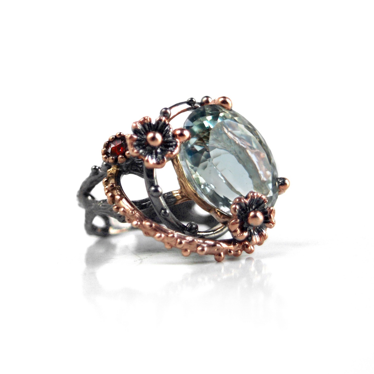 Ring Amethyst Silber