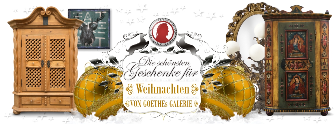 Weihnachten in Goethes Galerie Antiquitäten Vintage Flohmarkt Sale