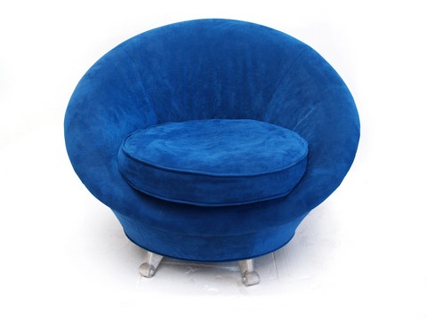 Bretz Pool Stuhl blau