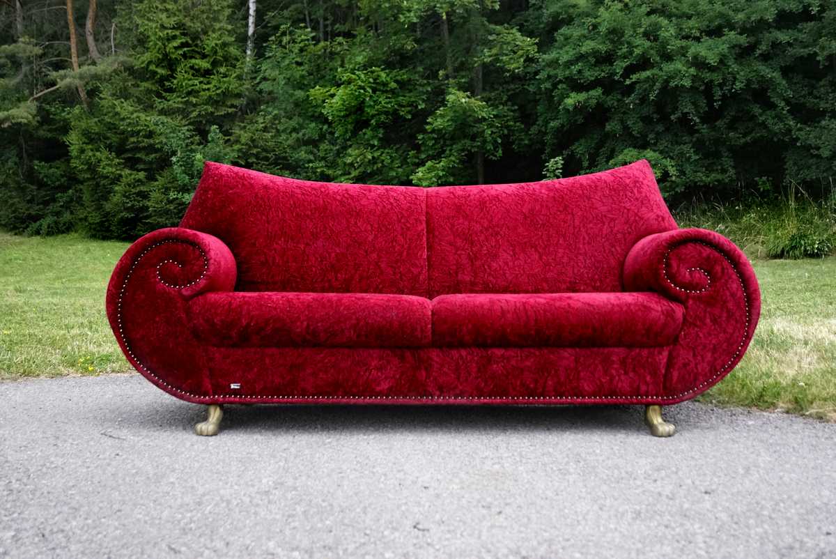 Bretz Sofa rot Gaudi gebraucht neuwertig Designklassiker