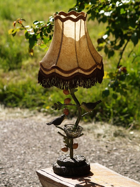 Tischlampe Shabby Chic