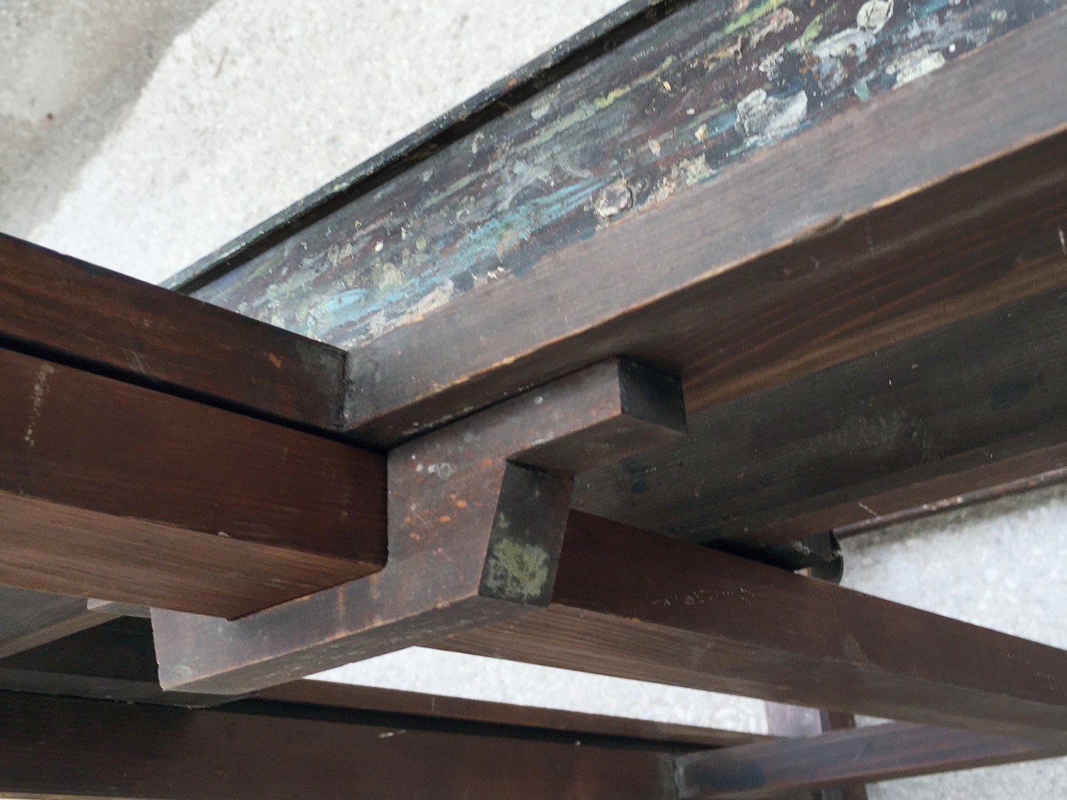 Staffelei Standstaffelei groß Holz mit Rollen fahrbar höhenverstellbar