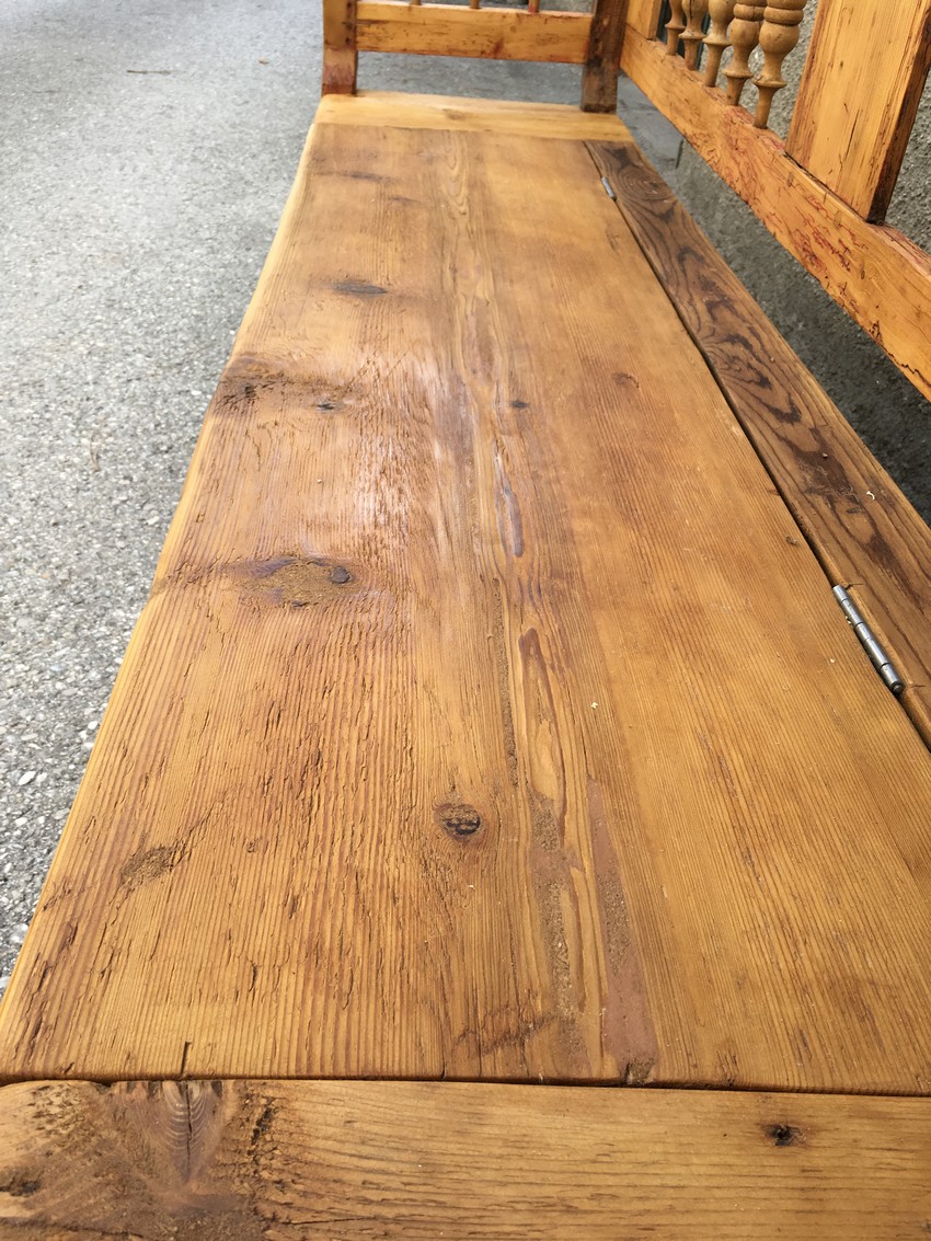 Truhensitzbank Weichholz