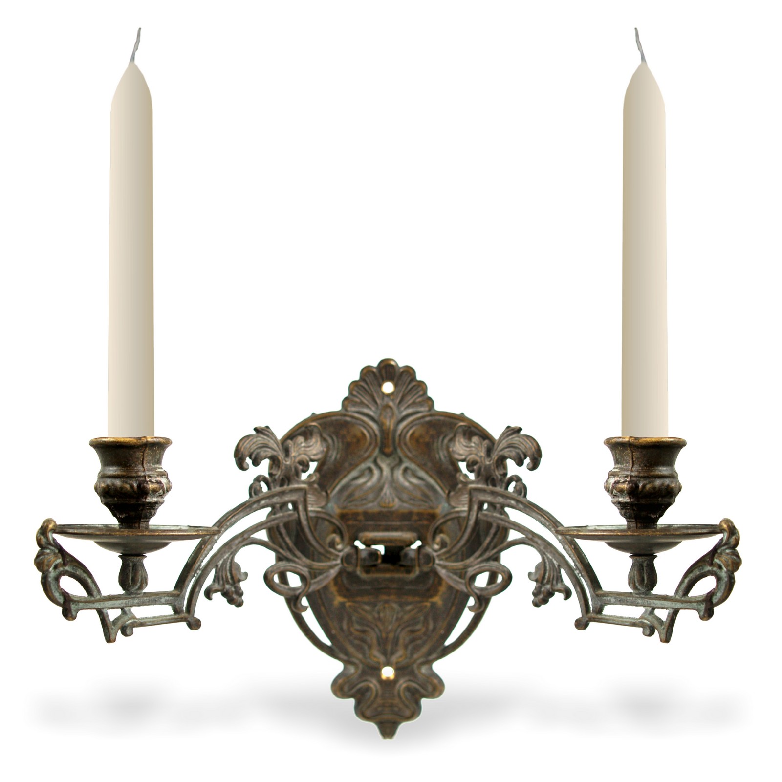 Wandlampe Kerzenhalter antik Wandkerzenhalter Jugendstil (1/2) Wandlampe Kerzenhalter antik Wandkerzenhalter Jugendstil