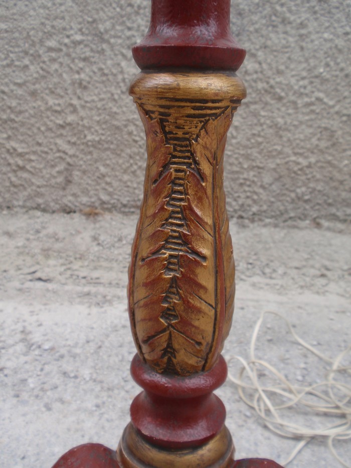 Standleuchter Holz Antikstil