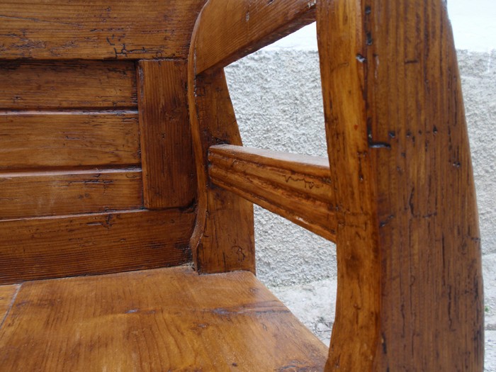 Truhenbank Weichholz