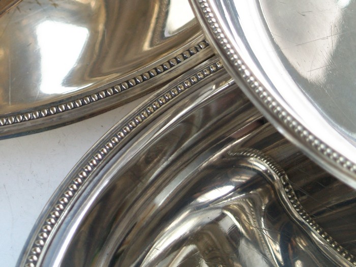 Servierplatte versilbert mit Deckel Vintage