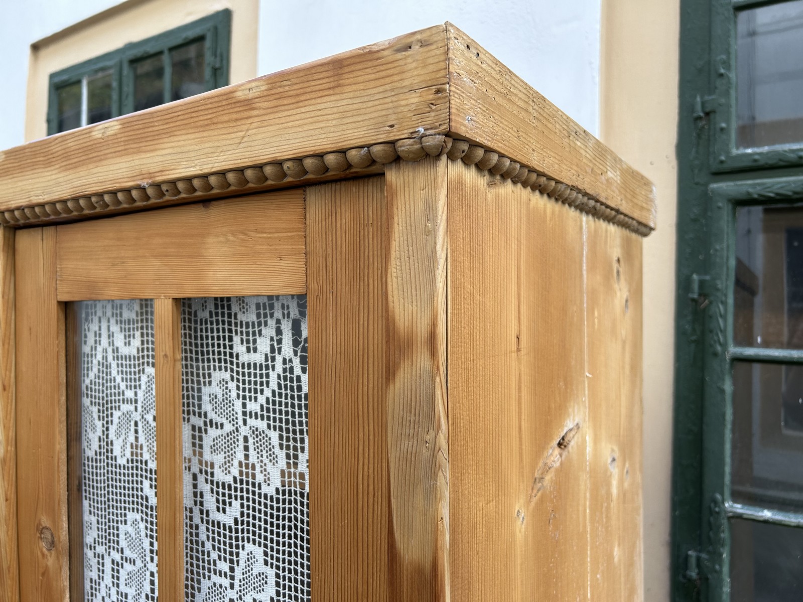 Bauernschrank Jugendstil antik Weichholz Vorratsschrank Küche Möbel