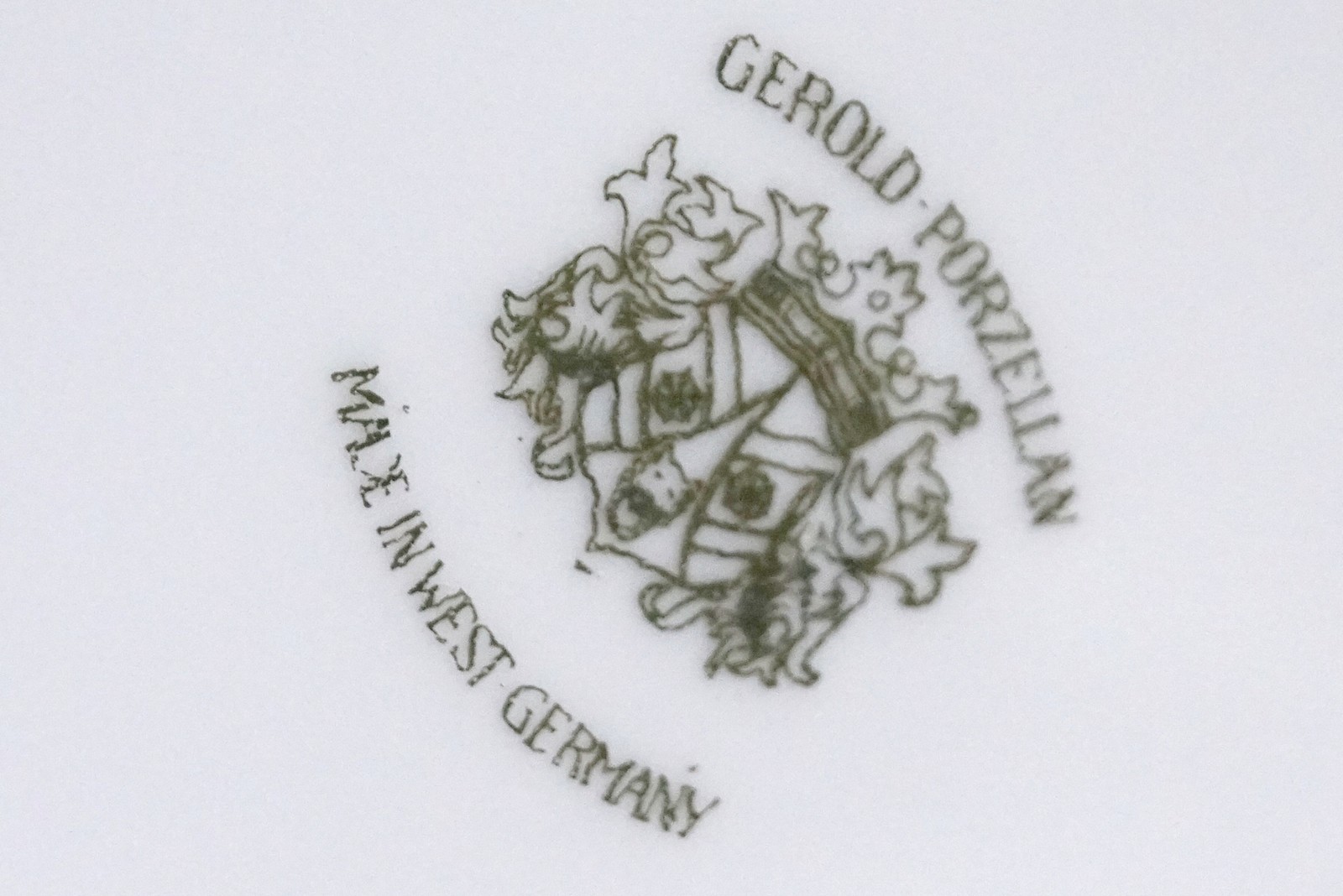 Salzschütte Salzfass Gerold Porzellan Zwiebelmuster Vintage 