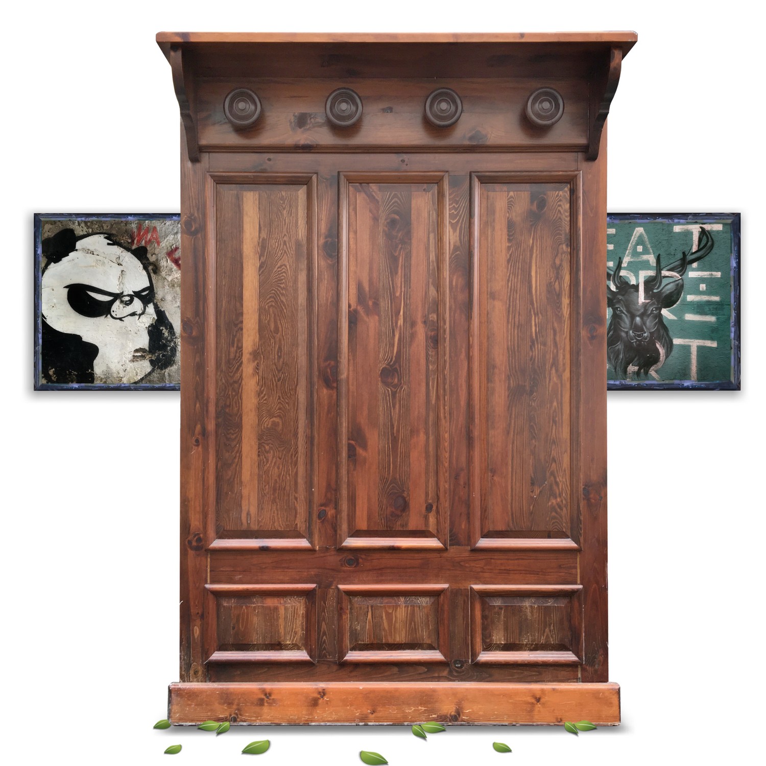 Garderobenwand Garderobe Garderobenpaneel kassettiert Landhausstil Weichholz Garderobenwand Garderobe Garderobenpaneel kassettiert Landhausstil Weichholz