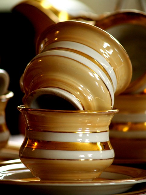 Biedermeier Geschirr