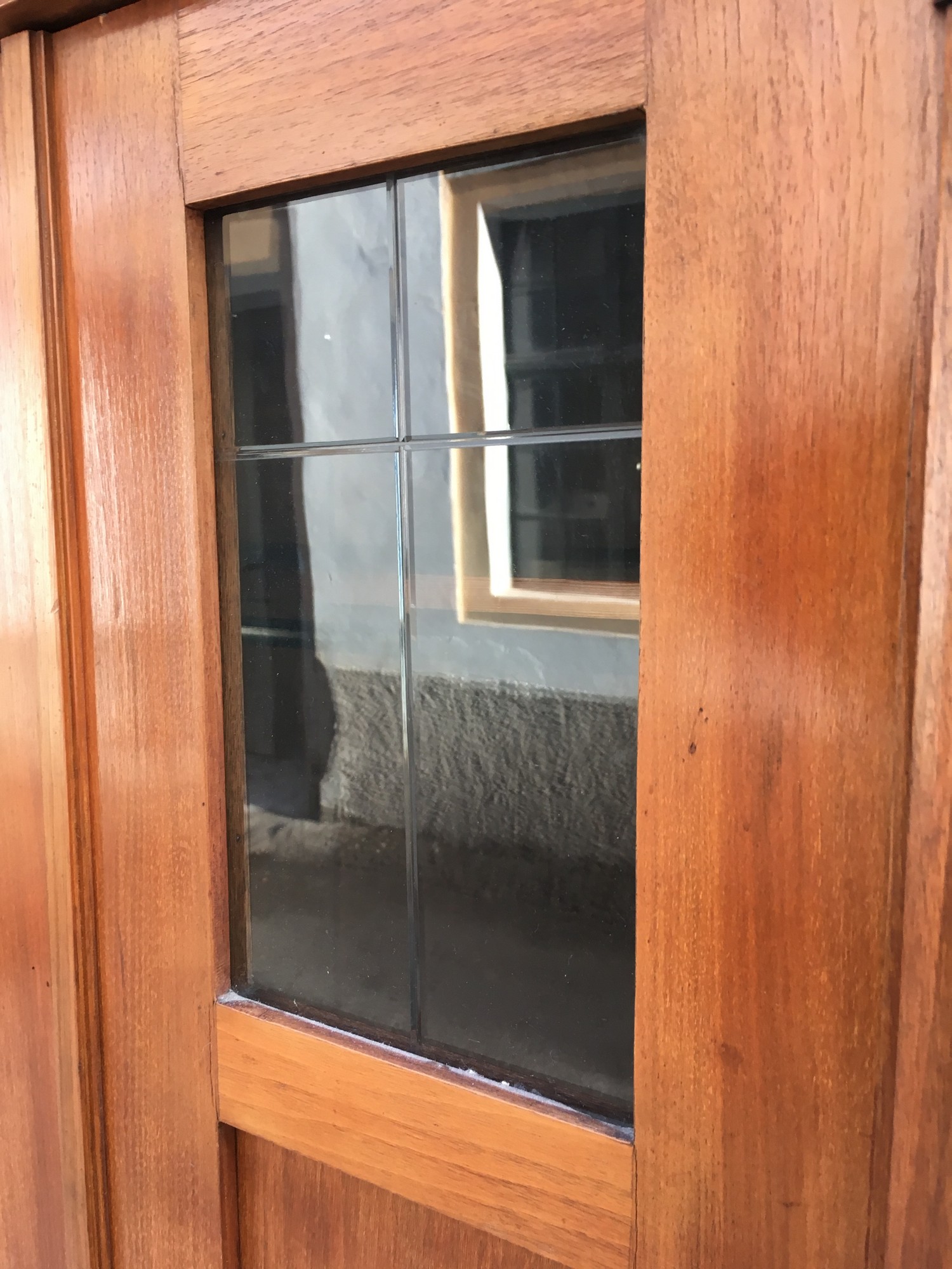 Dielenschrank Jugendstil Kleiderhaken Garderobenschrank Vollholz