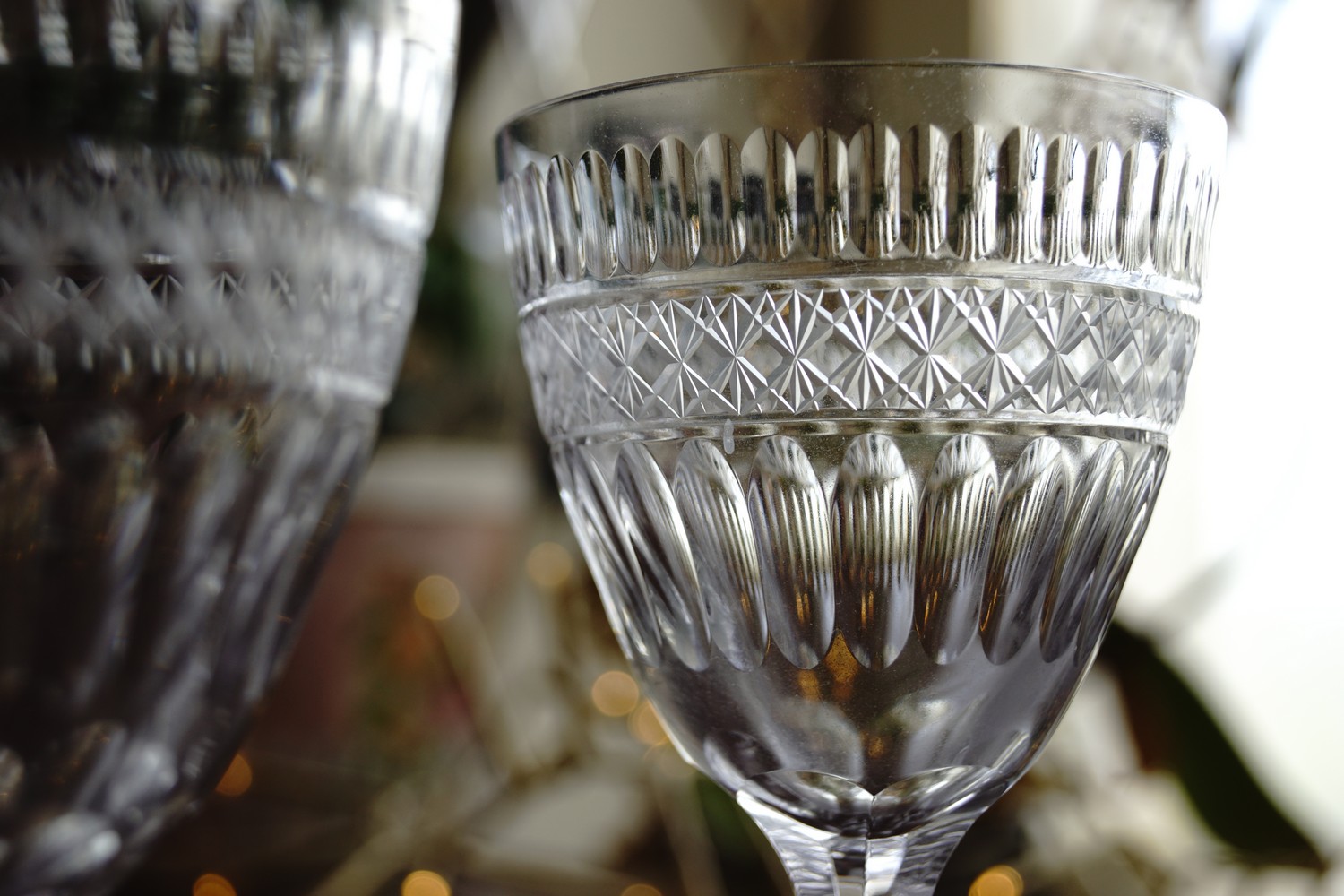 Bleikristall Rotweingläser Vintage wie neu