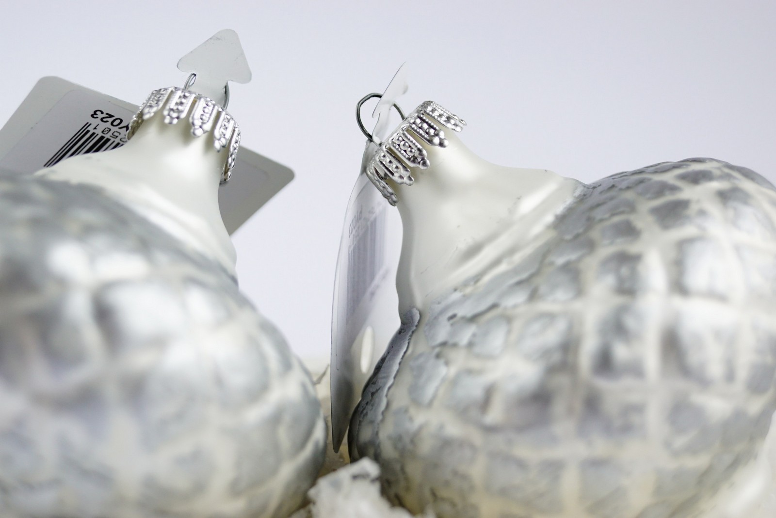 Christbaumkugel Glas mundgeblasen handgemacht lauscha Raute Ornament