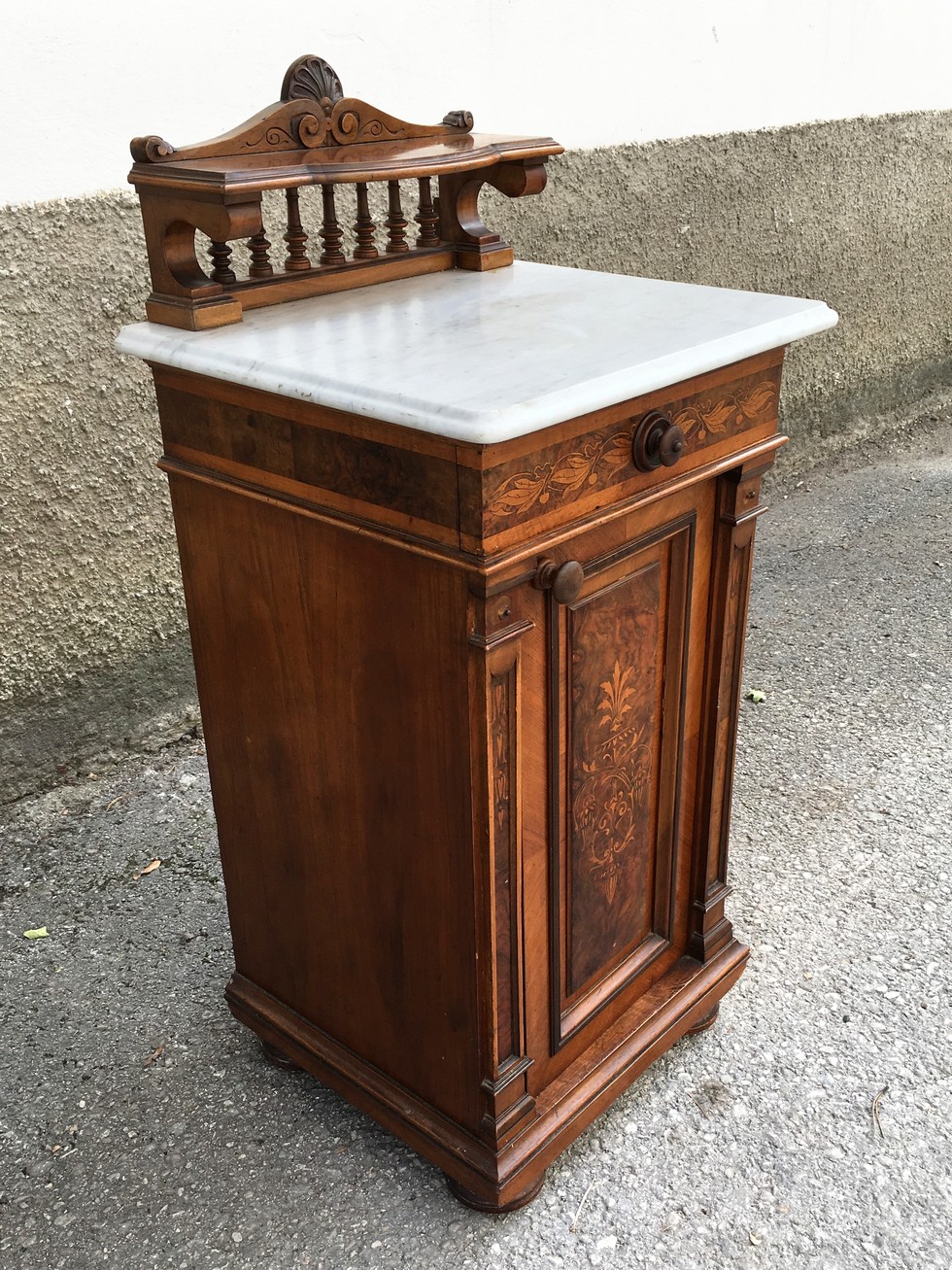 Schrank antik Marmor