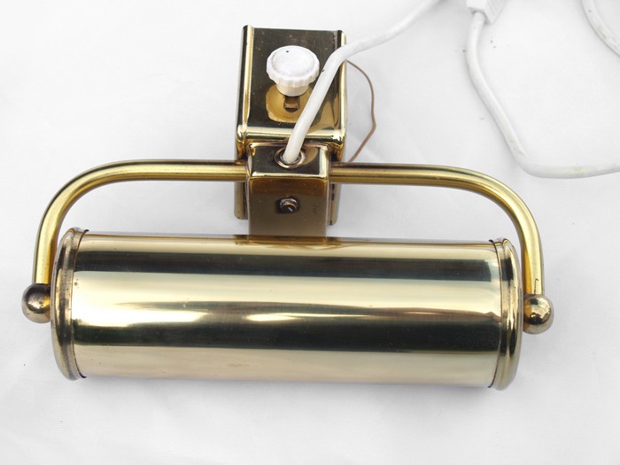 Nachttischlampe Messing