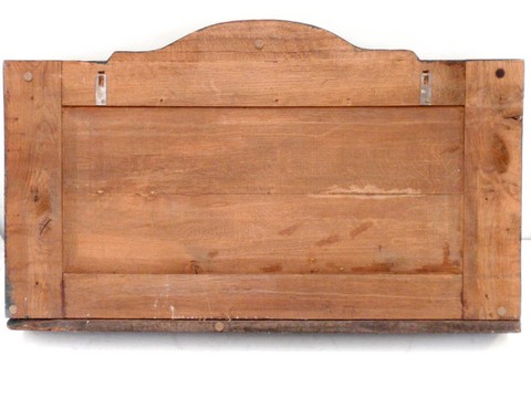 Wandboard Vollholz bemalt Vintage