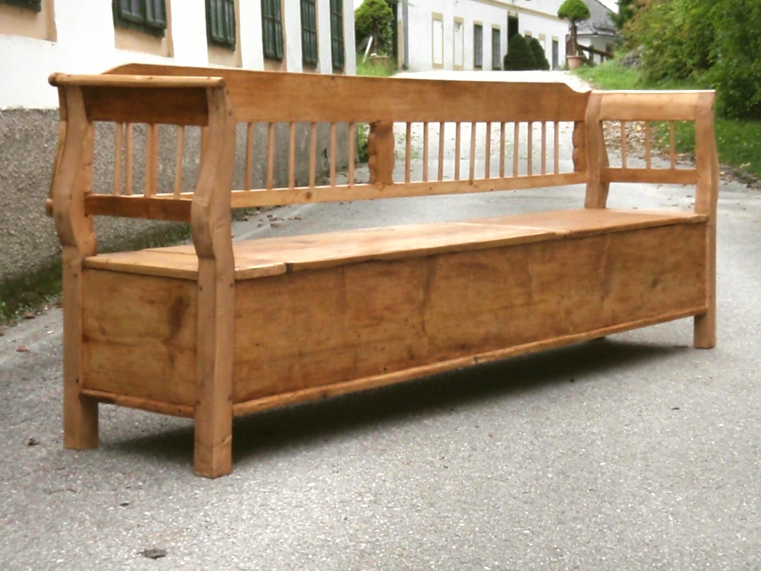 Große alte Truhenbank Küchenbank Sitzbank Landhausstil Sitztruhe Große alte Truhenbank Küchenbank Sitzbank Landhausstil Sitztruhe