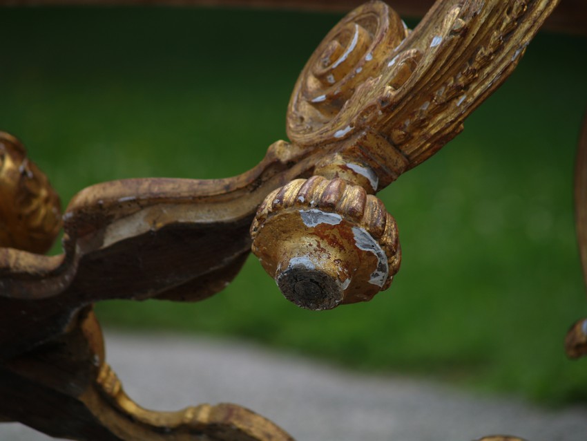 Konsoltisch Barock um 1770 Tisch vergoldete Konsole