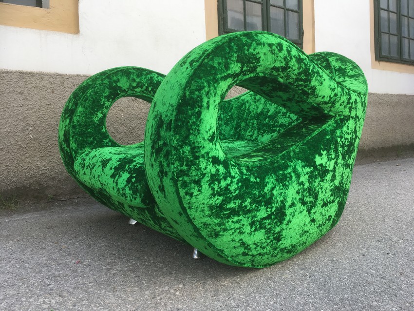 BRETZ Sessel STUHL schillernd grüner Designklassiker SLOW RIDER