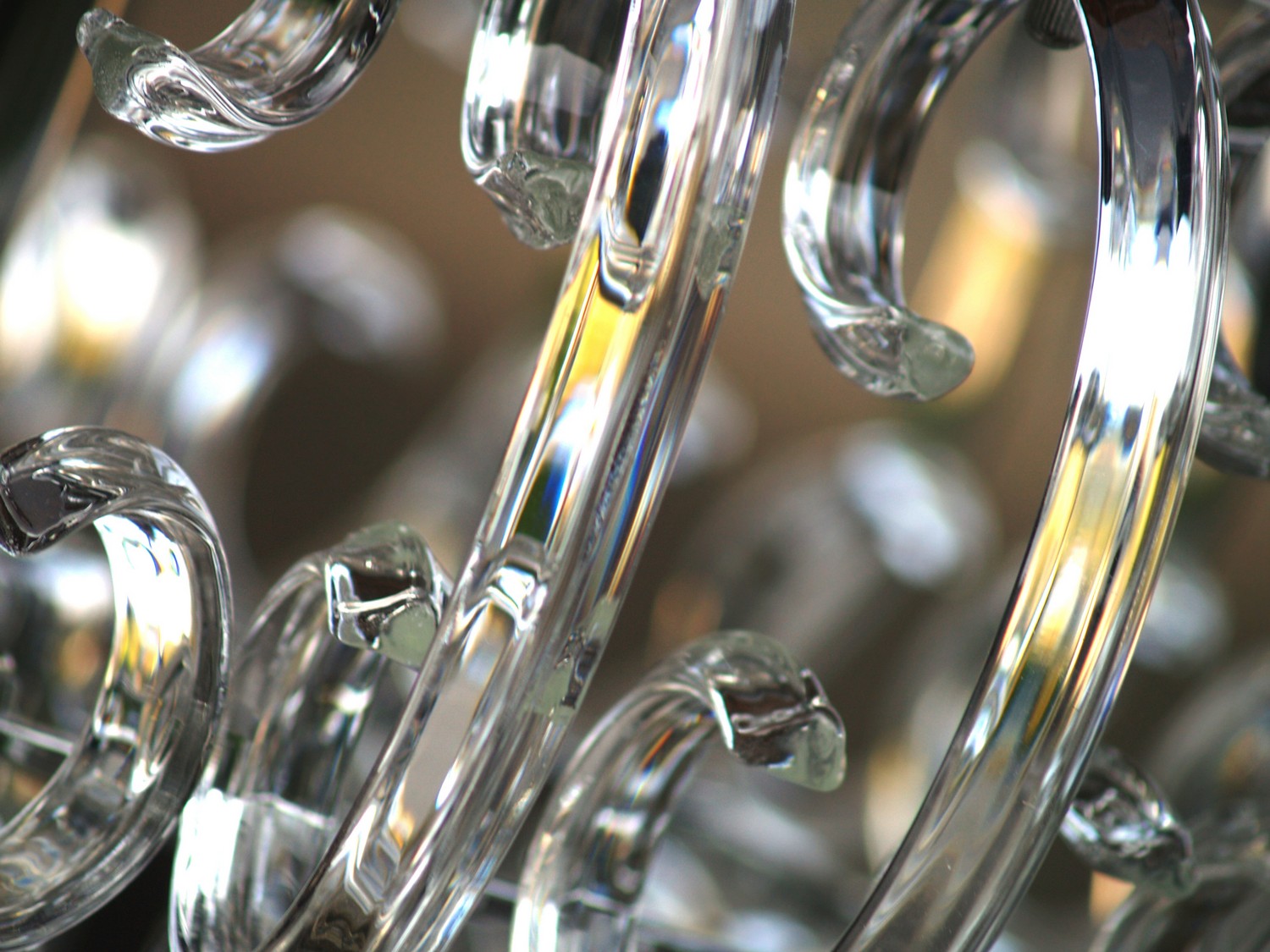 Luster Orion Wien Bleikristall Hängelampe Chrom Leuchter "Gavino"