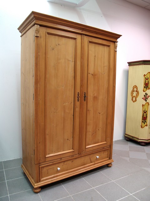 Naturholz Schrank Shabby Chic antik
