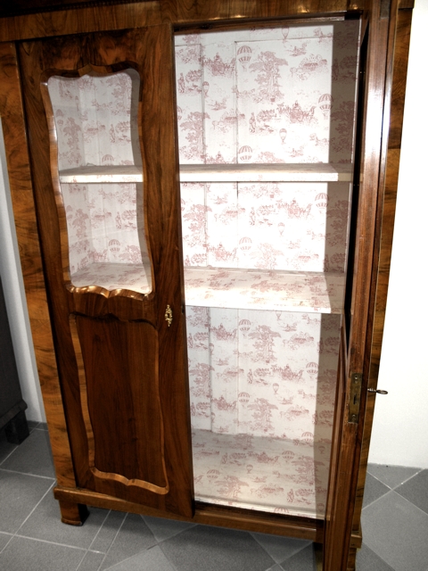 Biedermeier Vitrinenschrank Vitrine